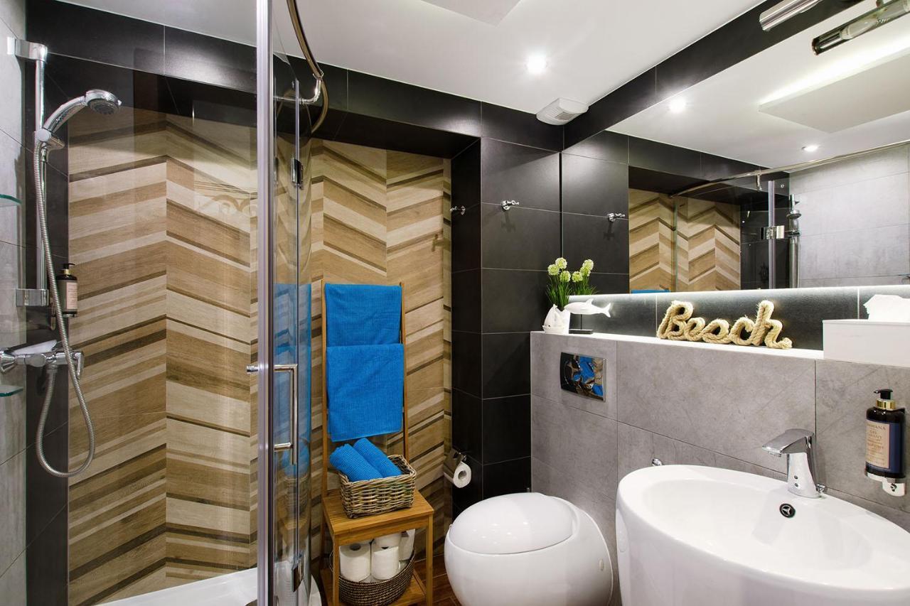 Strandidylle Apartment Mit Meerblick Und Kamin เมียนซิดดรอแย ภายนอก รูปภาพ
